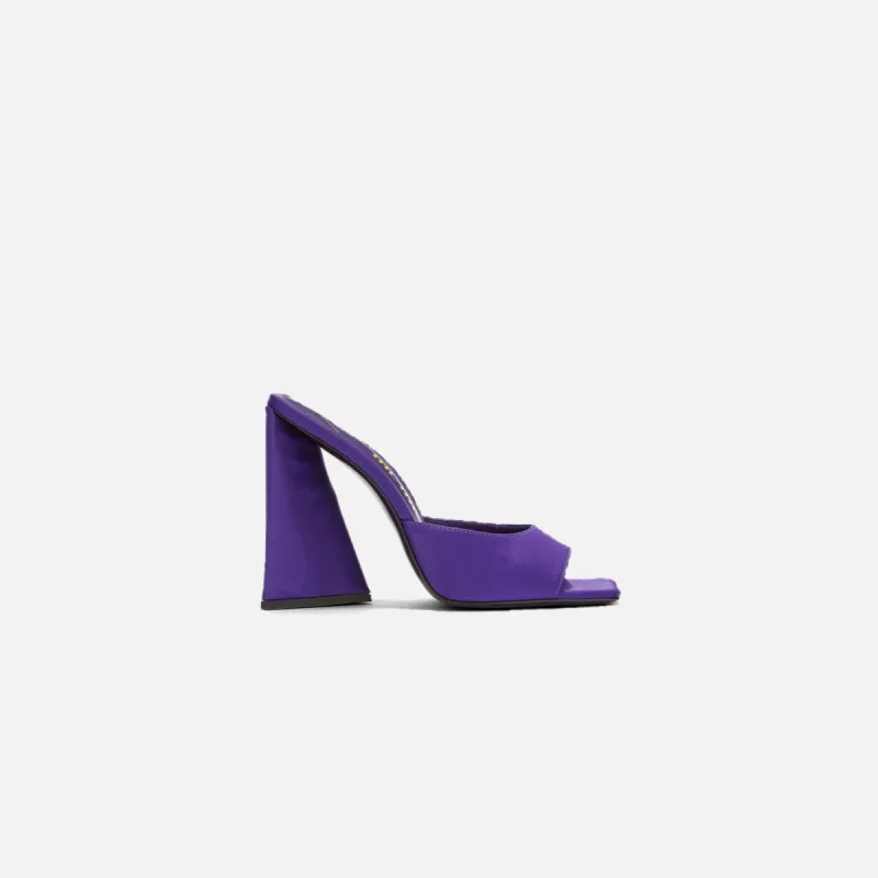 The Attico Devon Mule - Raso Purple sold by Kith