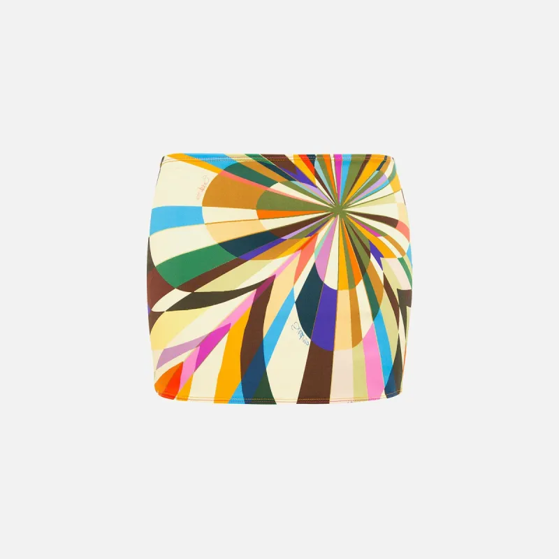 Siedres Gus Mini Skirt - Flower Kaleidoscope sold by Kith