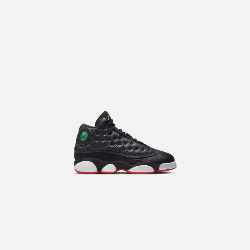Nike Grade School Air Jordan 13 Retro - Black / True Red / White sold by Kith