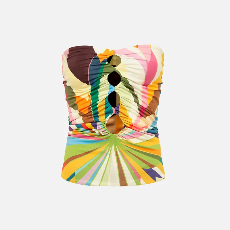 Siedres Day Top - Flower Kaleidoscope sold by Kith