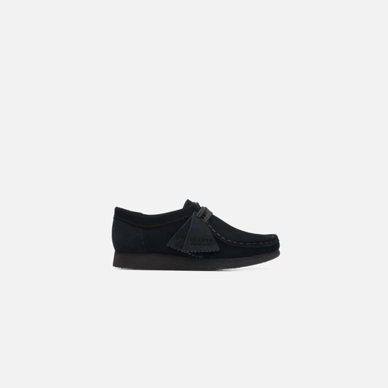 Clarks Grade School Wallabee - Black Suede sold by Kith