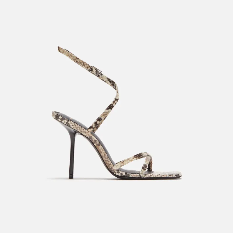 Black Suede Studio Gemma - Snake Embossed Leather sold by Kith