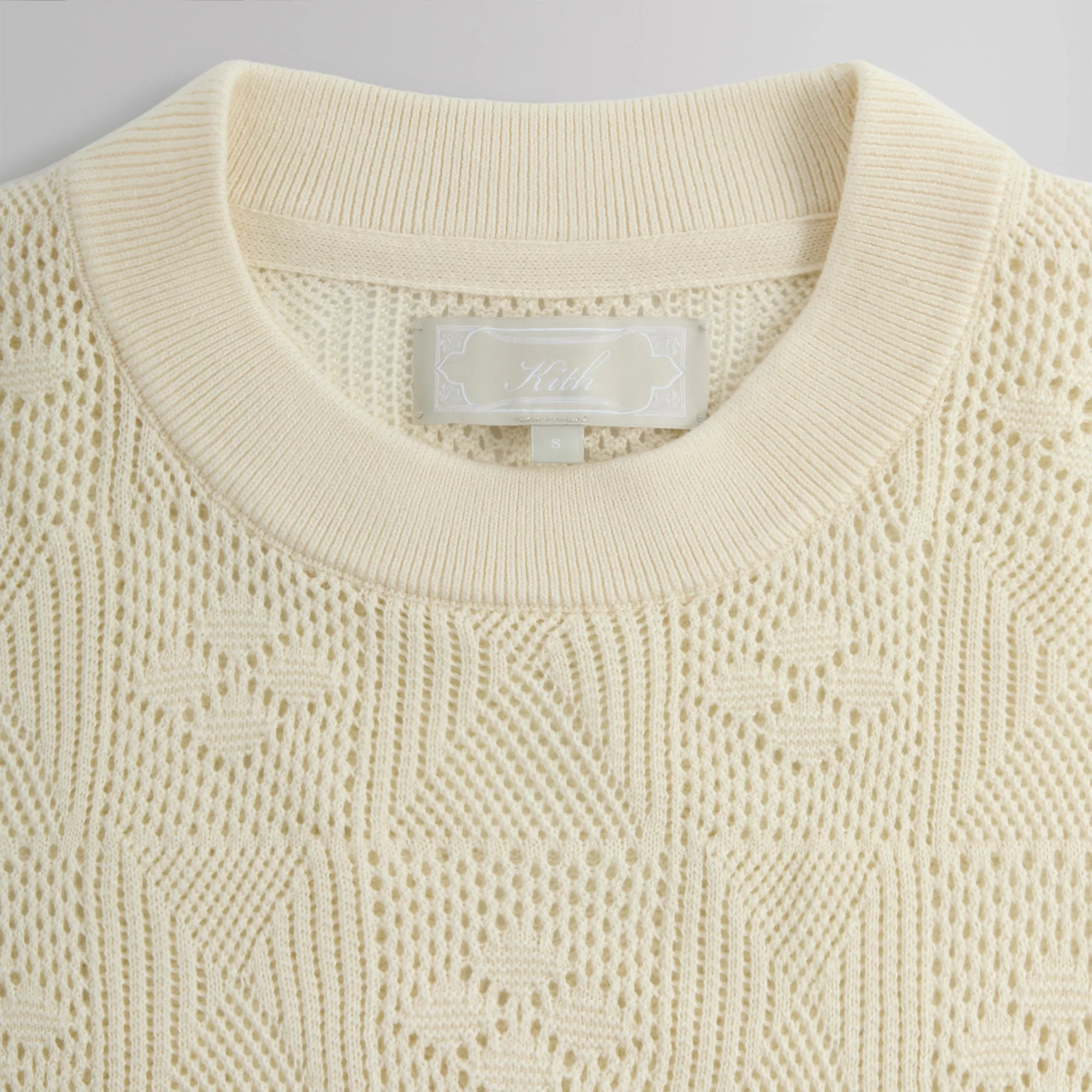 Kith Tilden Crochet Shirt - Sandrift sold by Kith product image thumbnail 4