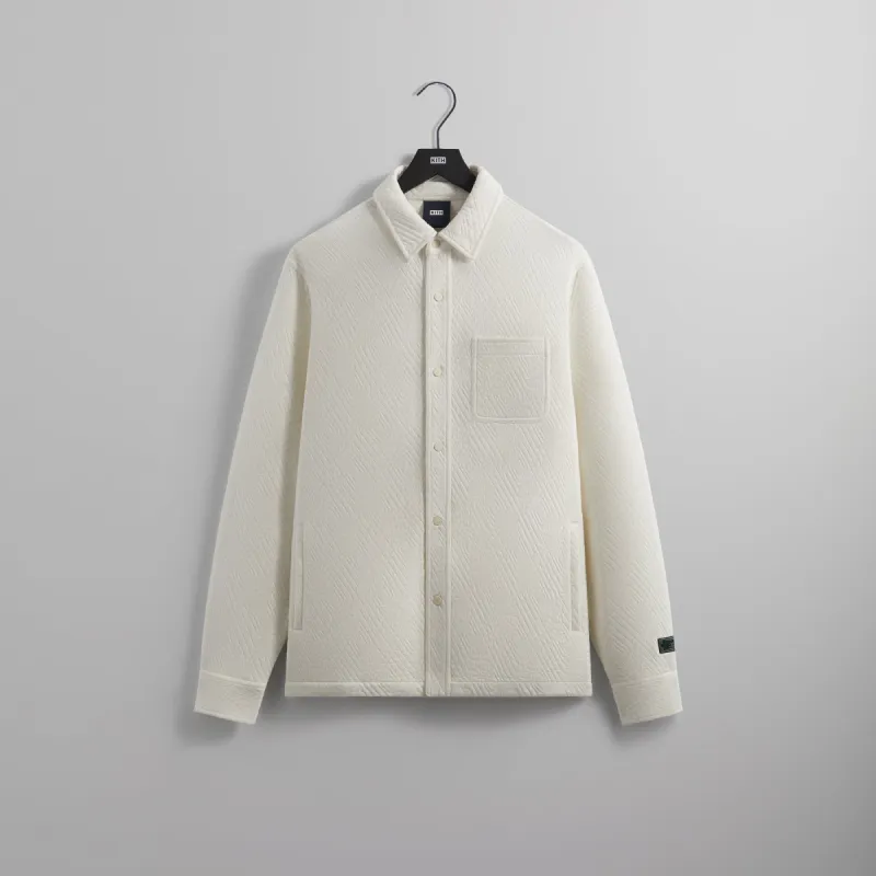 Kith Quilted Interlock Ginza Shirt - Sandrift sold by Kith