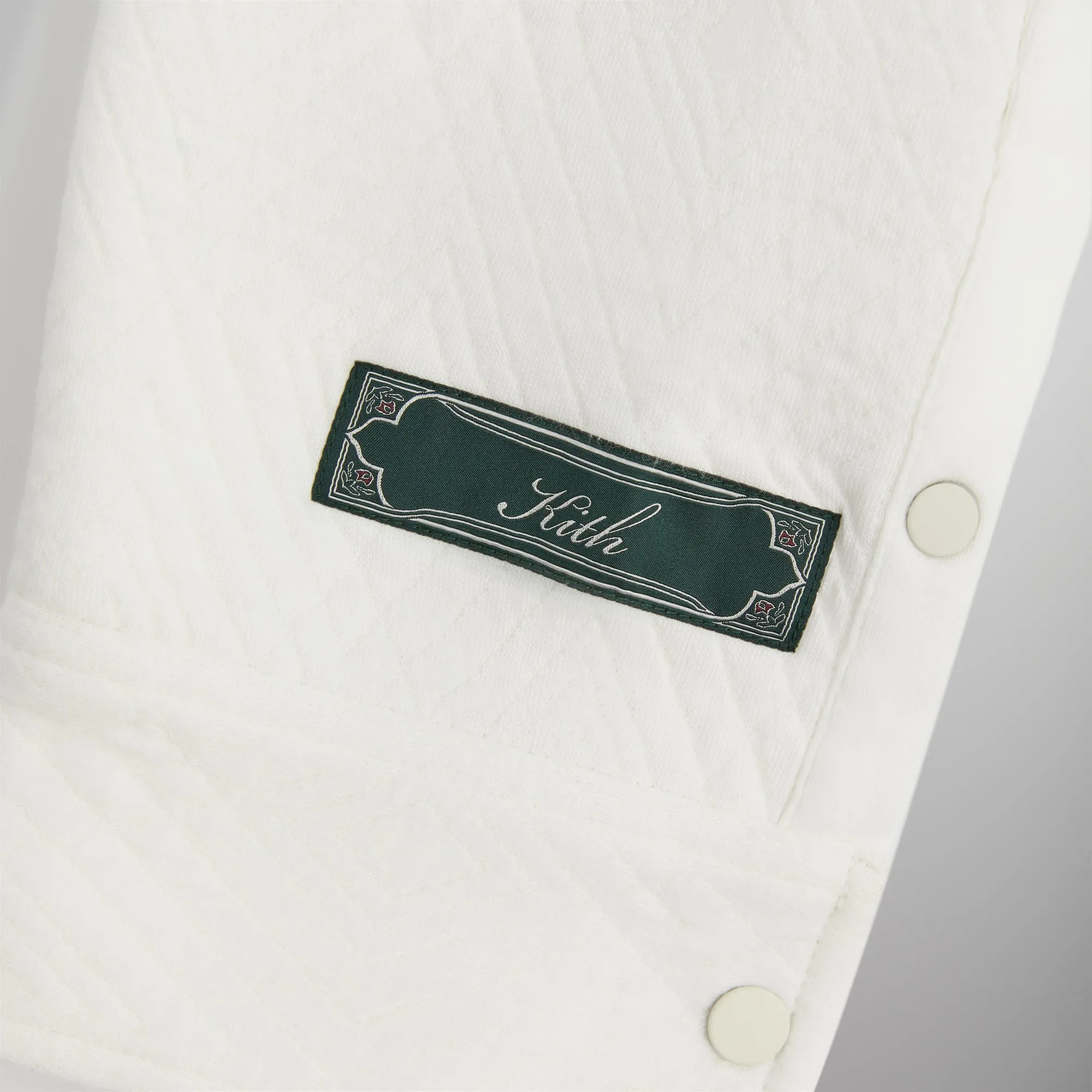 Kith Quilted Interlock Ginza Shirt - Sandrift sold by Kith product image thumbnail 3