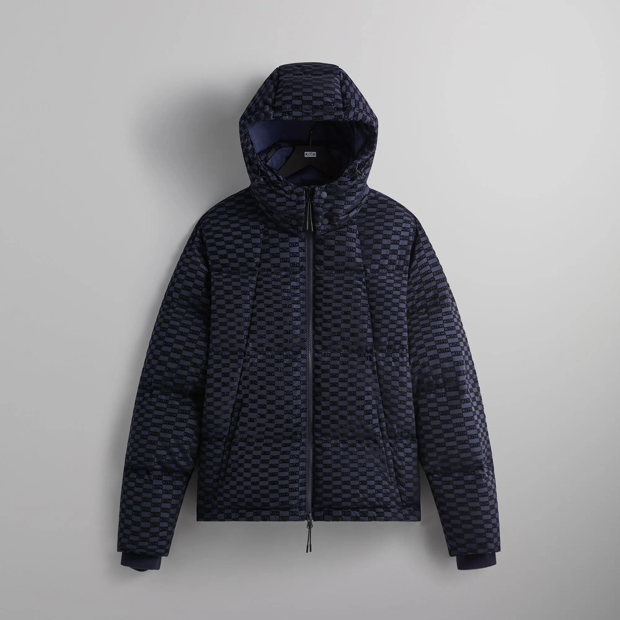 KITH MLB NY Yankees Midi Puffer Jacket Yankees Puffer Jacket Kith 