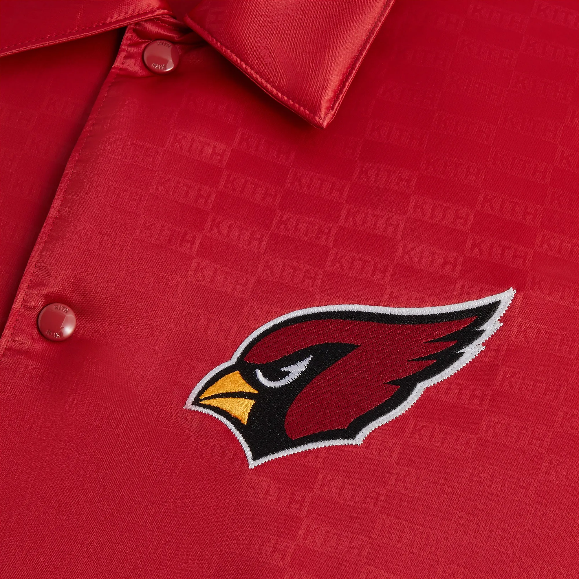 Kith for the NFL: Cardinals Satin Bomber Jacket - Modified sold by Kith product image thumbnail 4