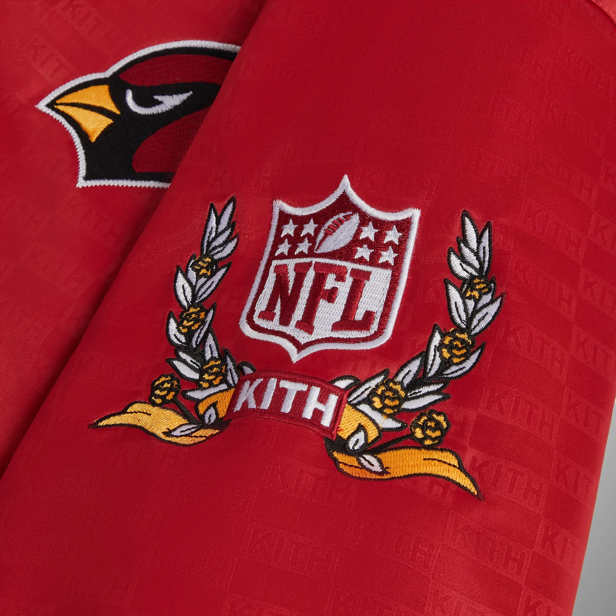 Kith for the NFL: Cardinals Satin Bomber Jacket - Modified sold by Kith product image thumbnail 5