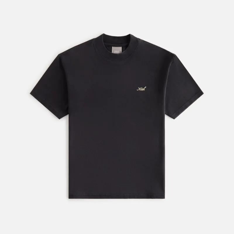 Kith Women Mock Neck Vintage Tee - Black sold by Kith