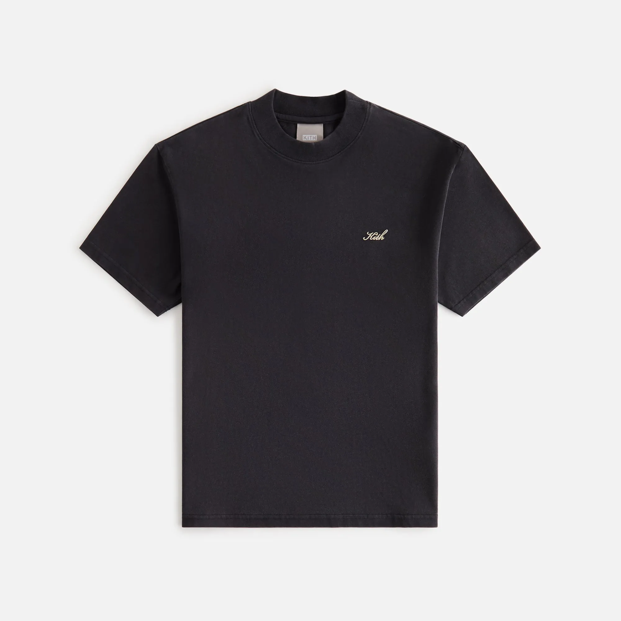 Kith Women Mock Neck Vintage Tee - Black sold by Kith