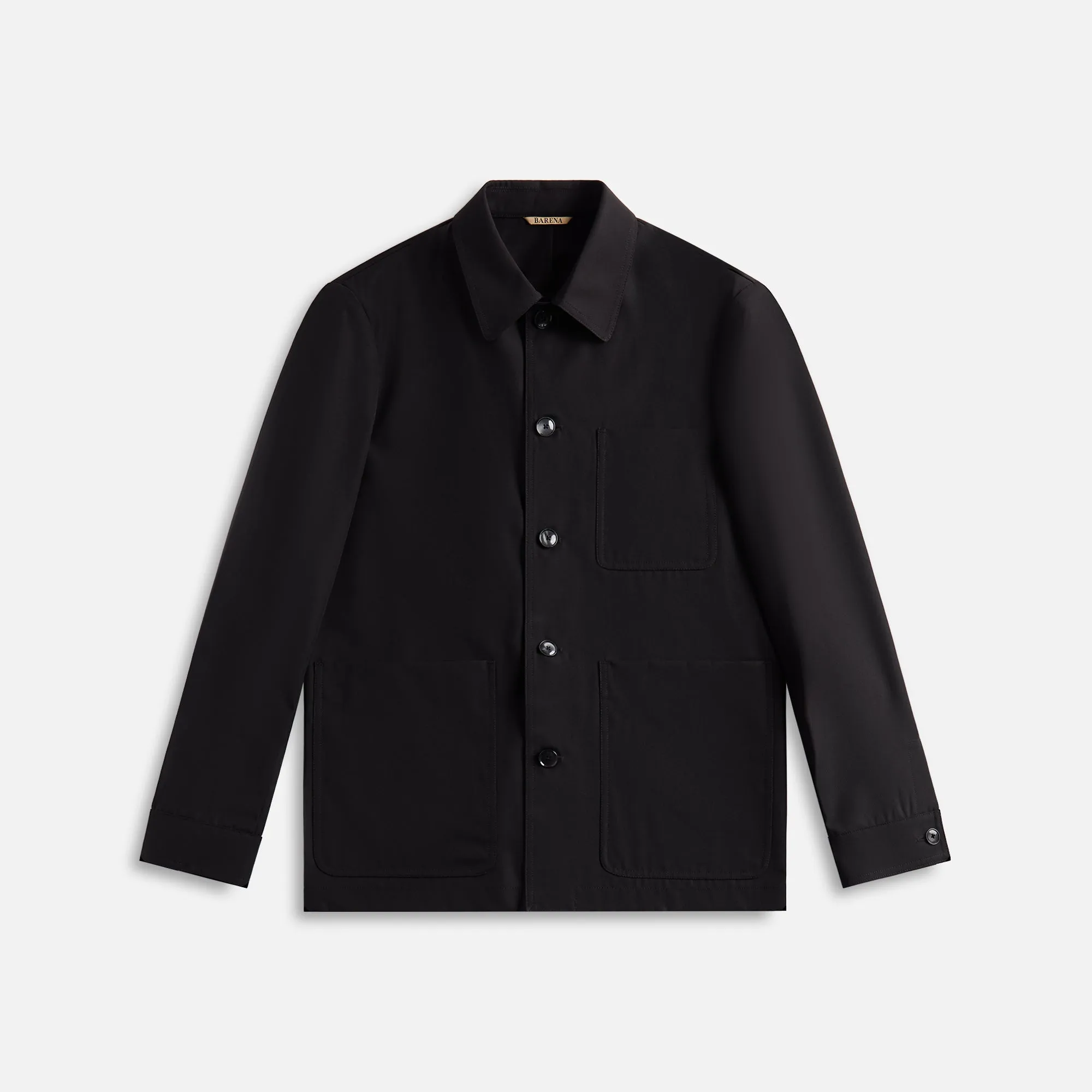 Barena Overshirt Orno Tecna - Black sold by Kith