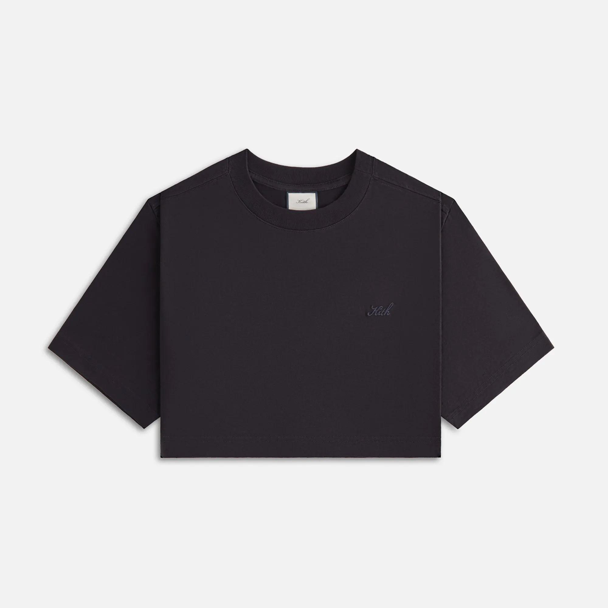 Kith Women Fei Cropped Tee - Black sold by Kith