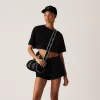 Kith Women Fei Cropped Tee - Black sold by Kith