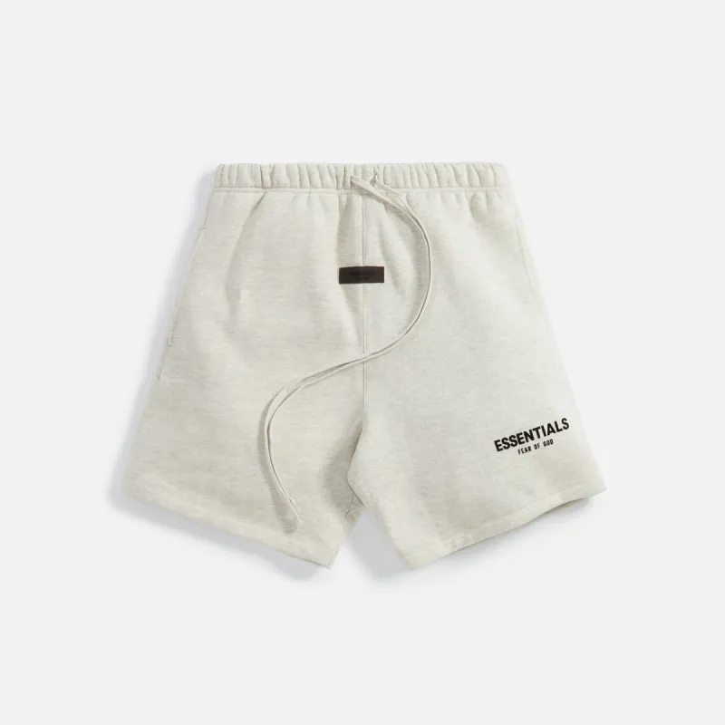 Essentials Sweatshort - Light Oatmeal sold by Kith