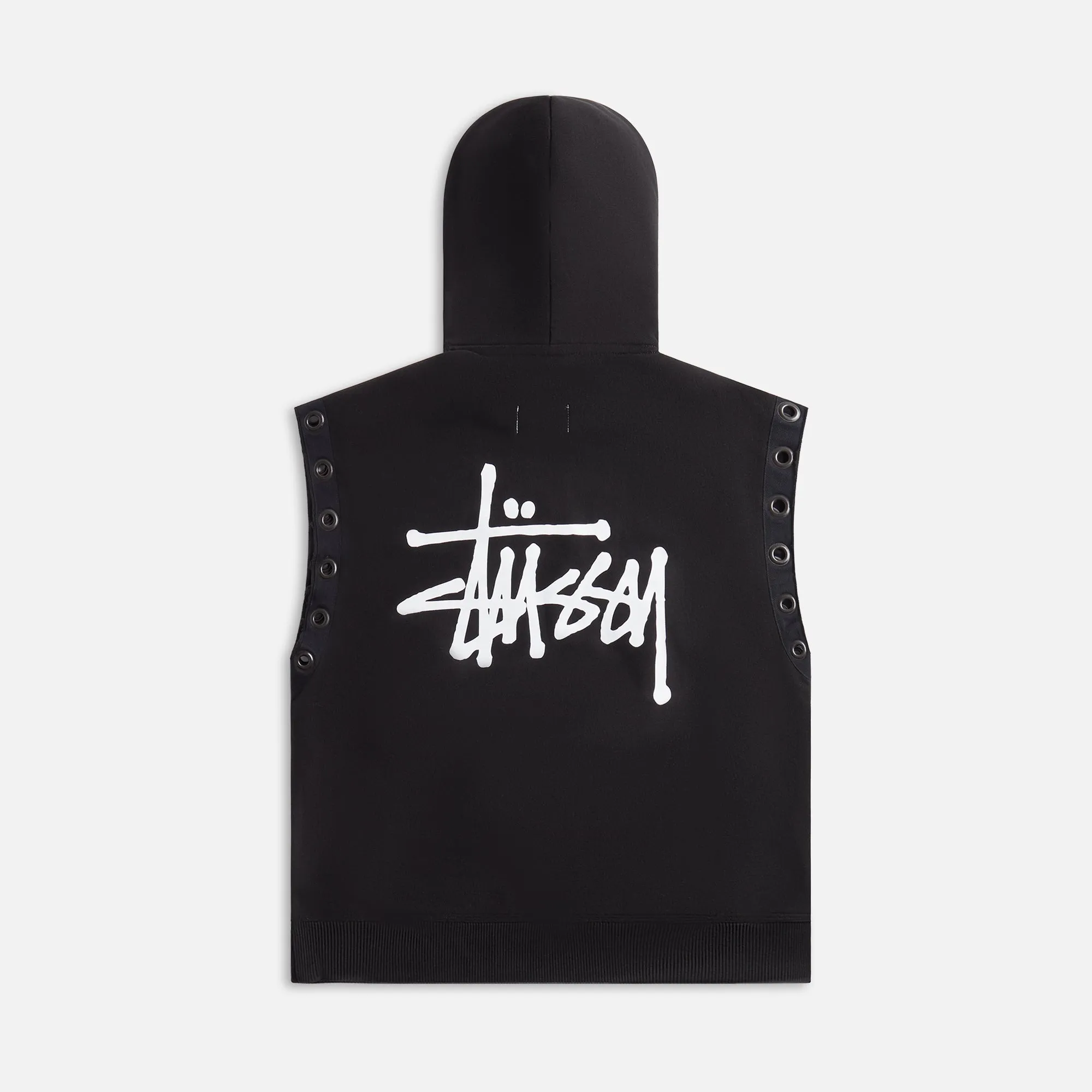 Junya Watanabe Man x Stussy Sweat Parka Hooded Vest - Customized Black sold by Kith product image thumbnail 2