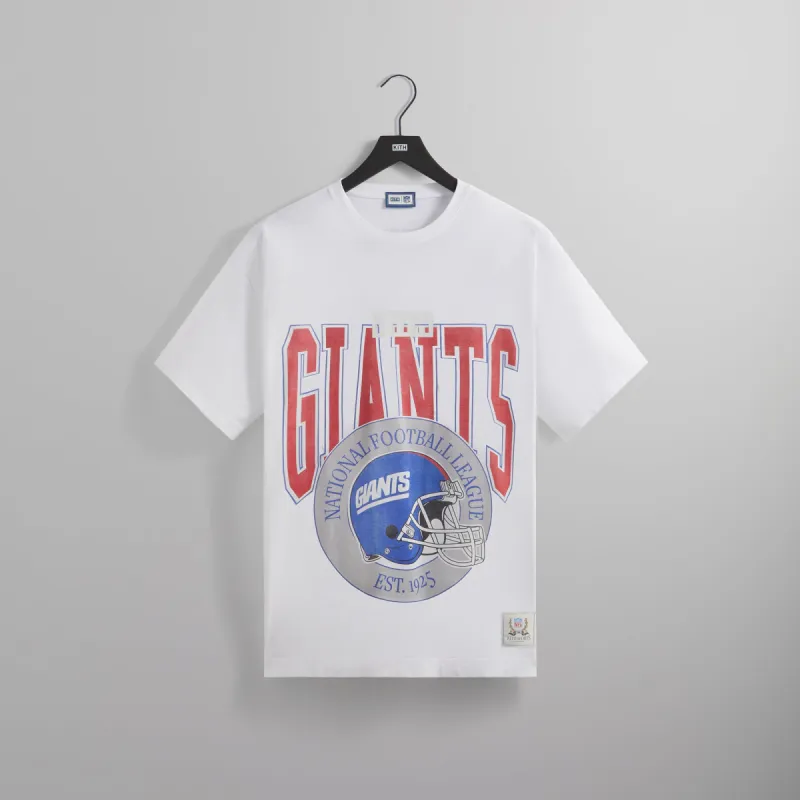 Kith for the NFL: Giants 1925 Vintage Tee - White sold by Kith