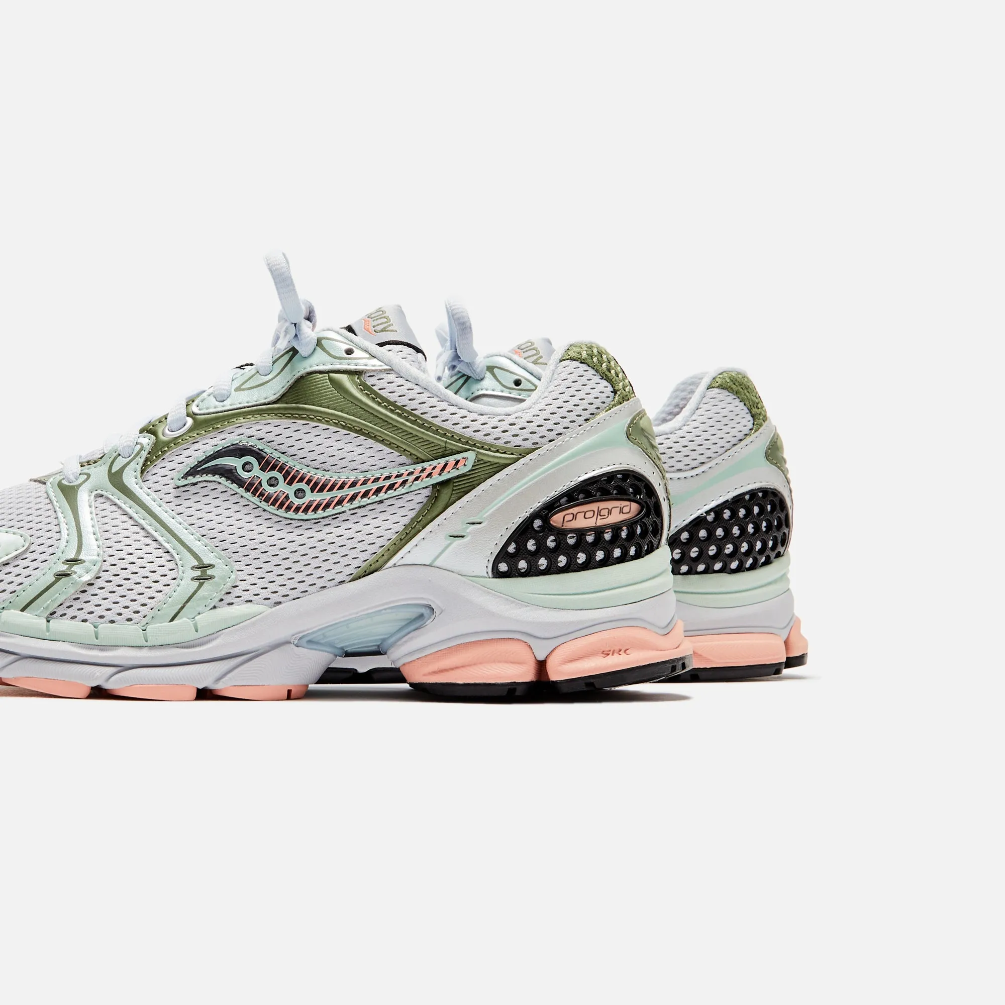 Saucony Progrid Triumph 4 - Grey / Green sold by Kith product image thumbnail 3