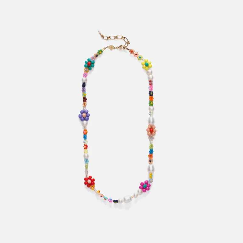 Anni Lu Mexi Flower Necklace - Multi sold by Kith