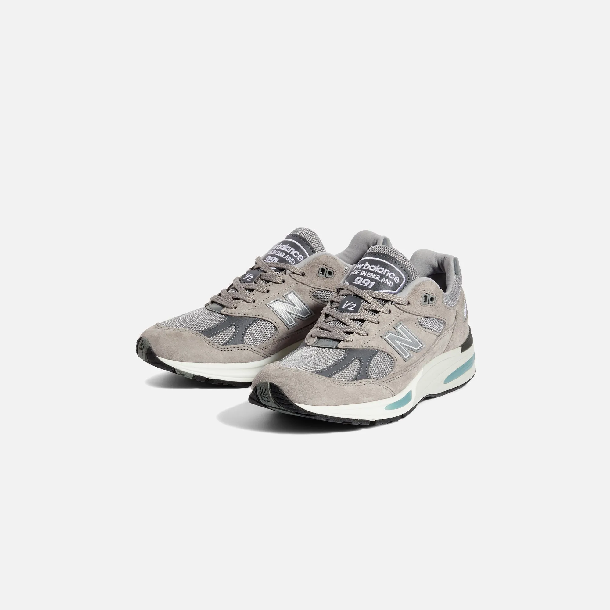 New Balance Made in UK 991v2 - Alloy / Smoked Pearl / Silver sold by Kith product image thumbnail 4