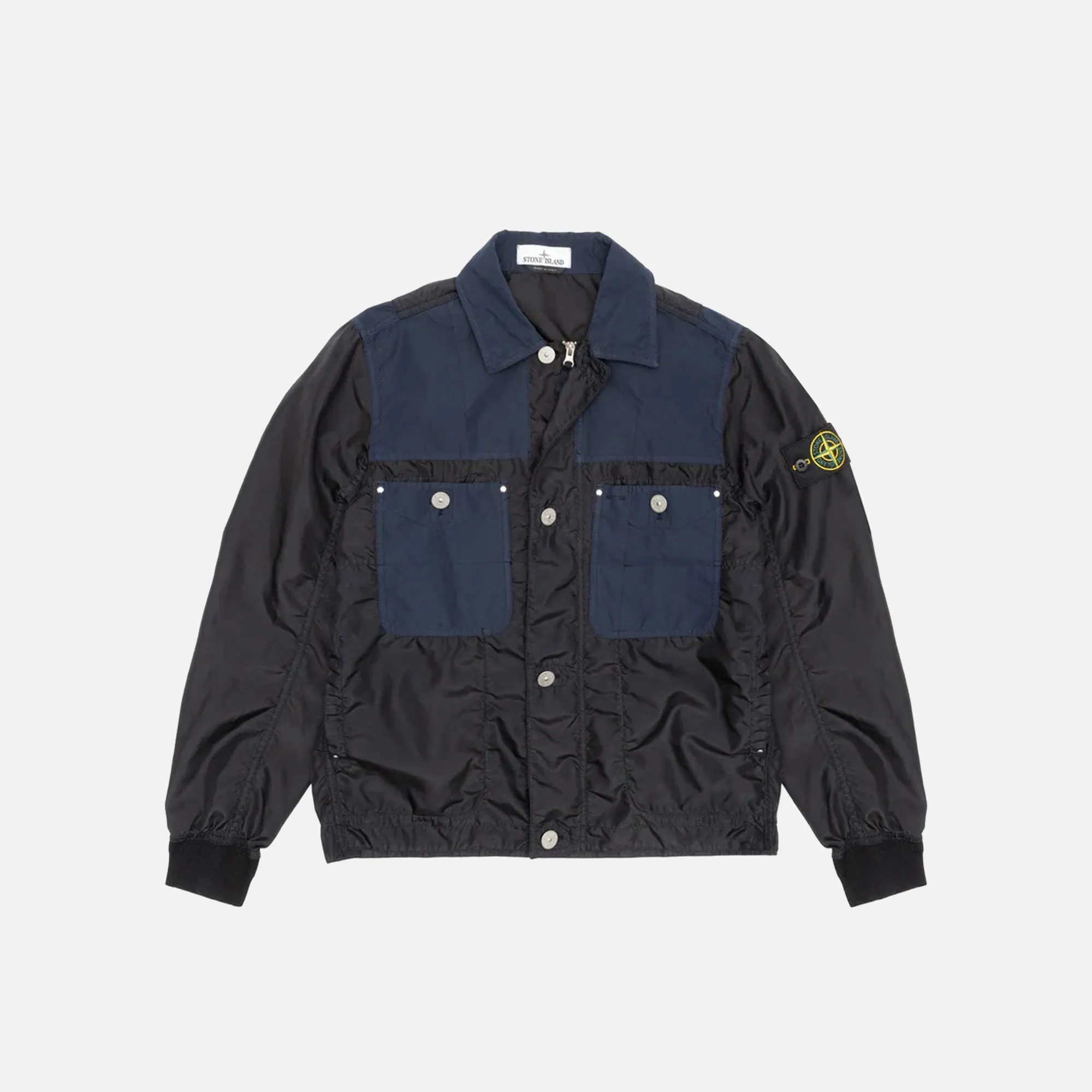Stone Island Polyester Tela David Light-TC Jacket - Navy Blue sold by Kith