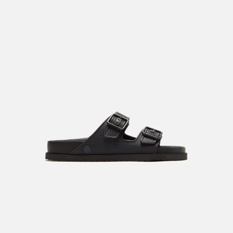 Birkenstock WMNS Arizona Raffia - Luxe Black sold by Kith