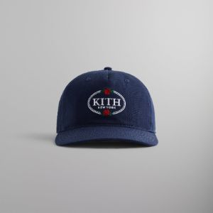 Kith Twill Pinch Crown Snapback Hat - Nocturnal sold by Kith