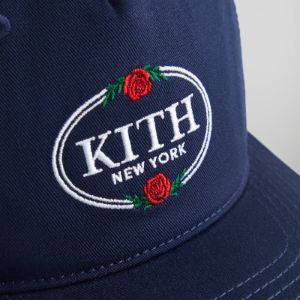 Kith Twill Pinch Crown Snapback Hat - Nocturnal sold by Kith