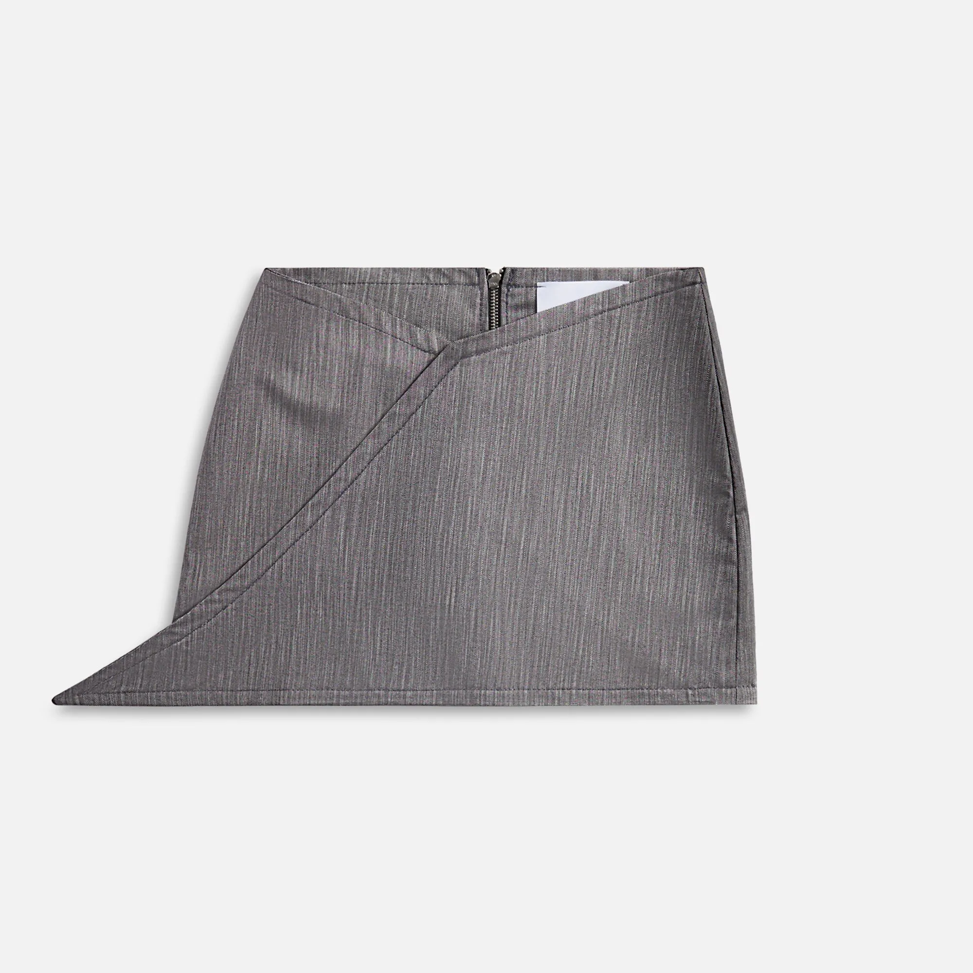 Sami Miro Vintage V Line Skirt - Grey sold by Kith