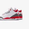 Nike Air Jordan 3 Retro - White / Fire Red / Black / Cement Grey sold by Kith