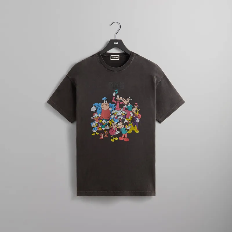 Disney | Kith for Mickey & Friends Vintage Tee - Black sold by Kith