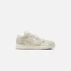 Jordan GS Air Jordan 1 Low SE Craft - Pale Ivory / Legend Light Brown / Sail sold by Kith