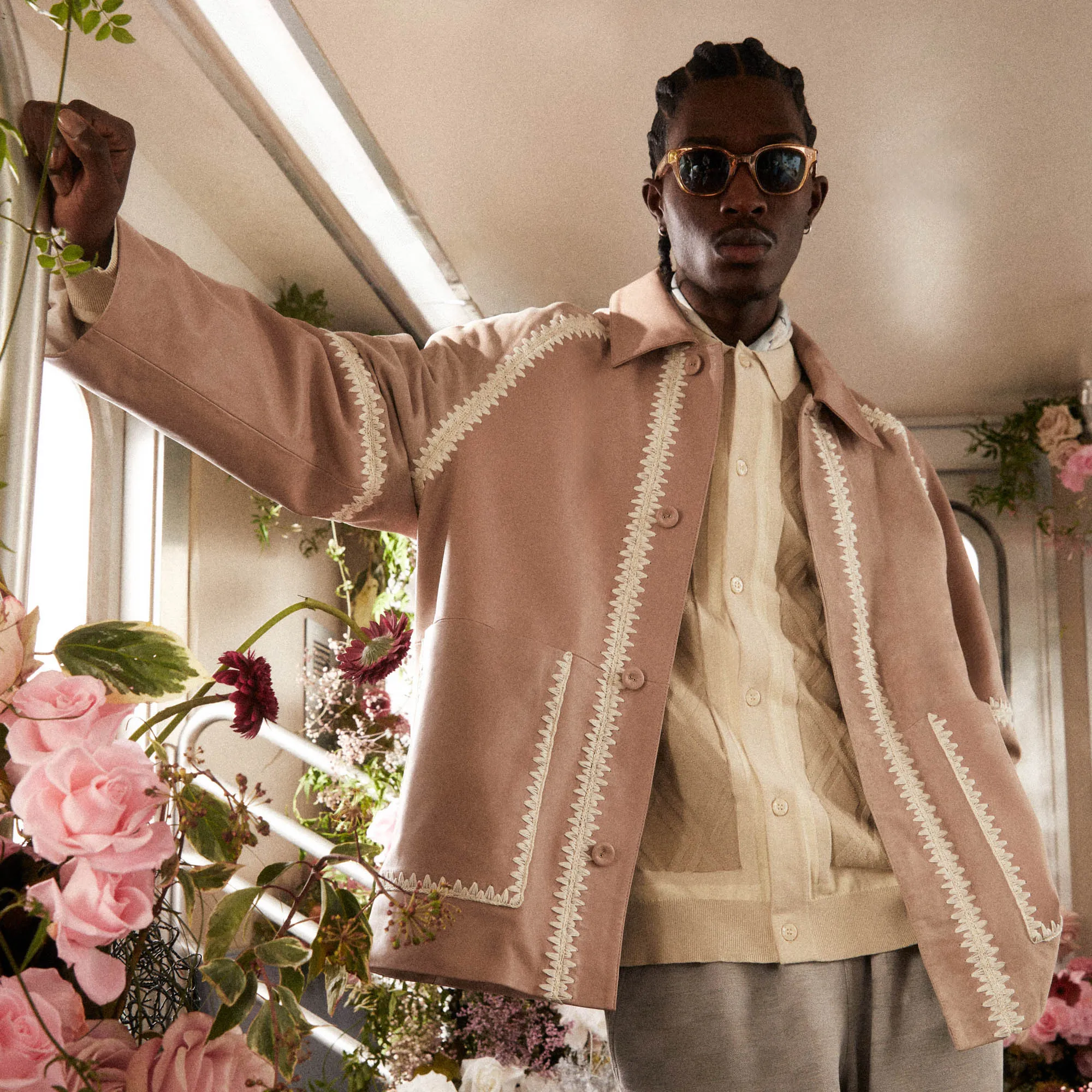 Kith Suede Combo Niko Jacket - Mound sold by Kith product image thumbnail 2