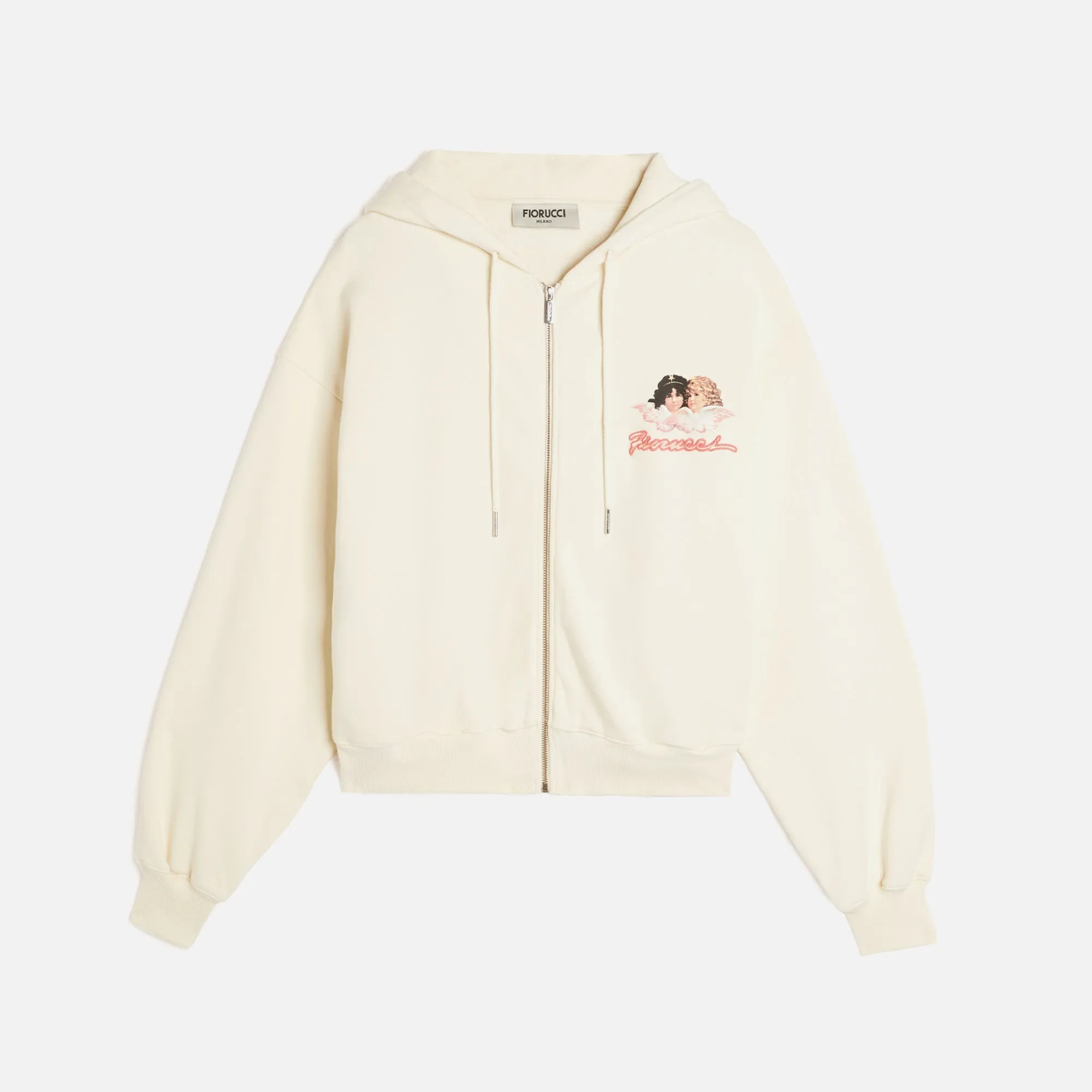 Fiorucci Angel Zip Hoodie - Cream sold by Kith