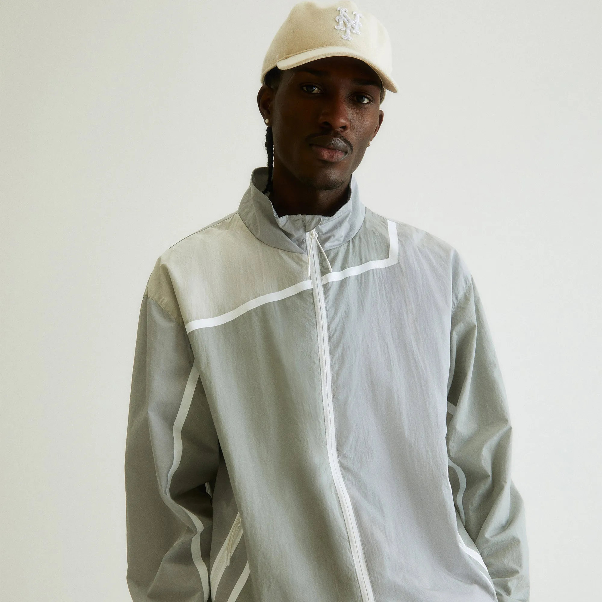 Kith 101 Wrinkle Nylon Madison Track Jacket - Rocket sold by Kith product image thumbnail 3