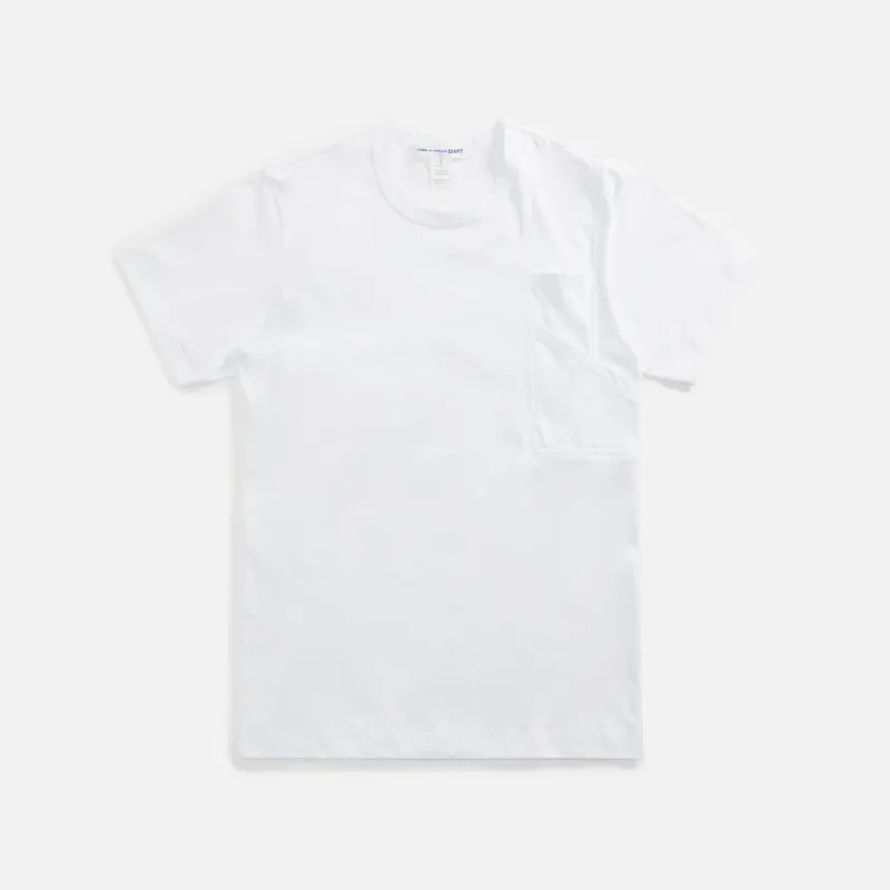 Comme des Garcons Cotton Jersey Tee - White sold by Kith