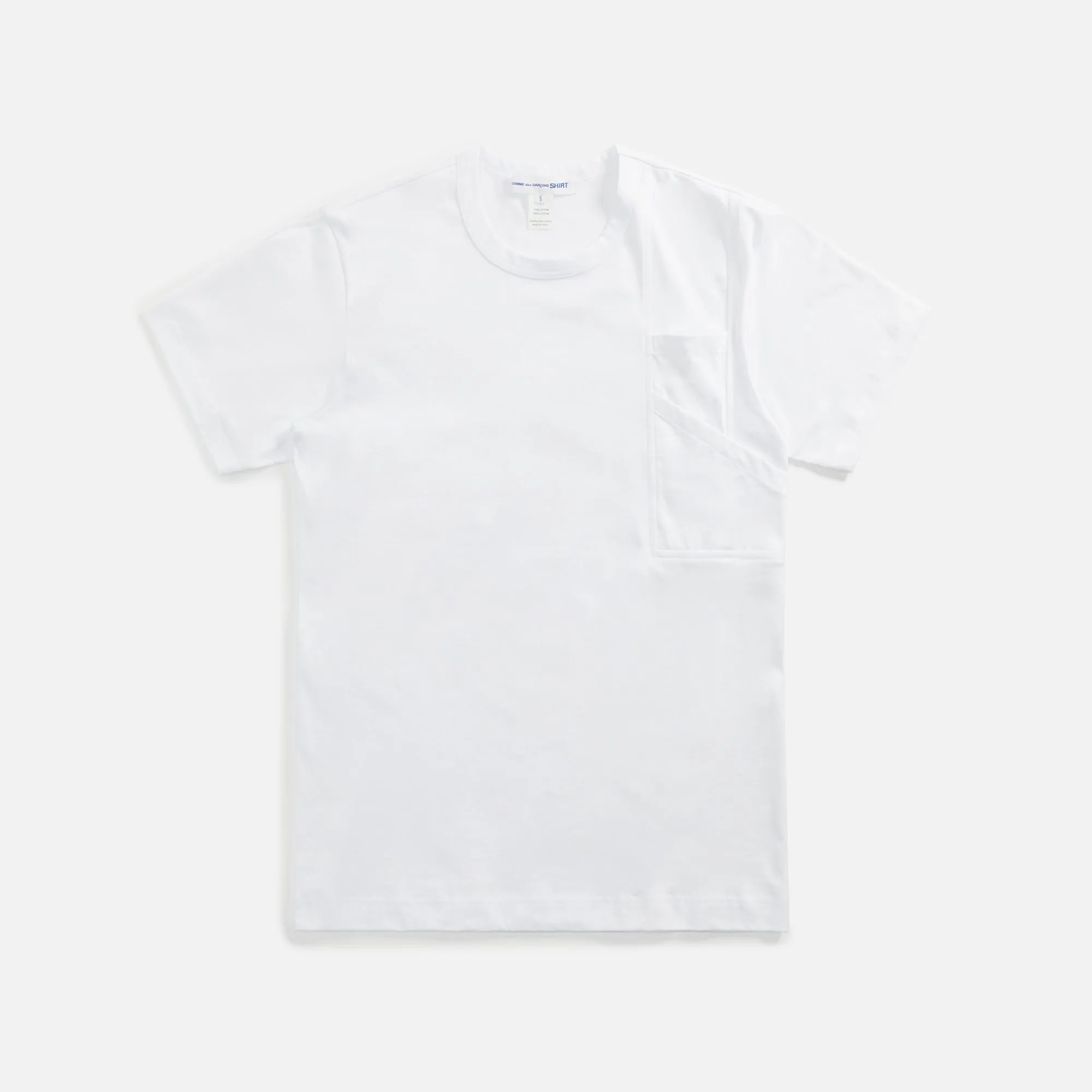 Comme des Garcons Cotton Jersey Tee - White sold by Kith