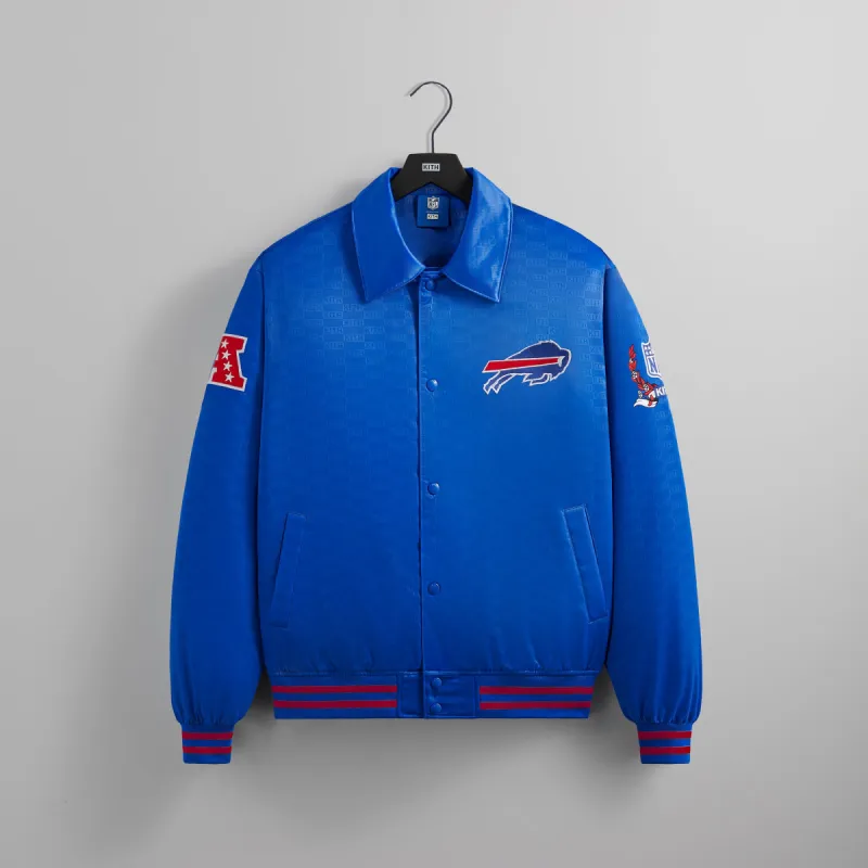 Kith for the NFL: Bills Satin Bomber Jacket - Cyclone sold by Kith