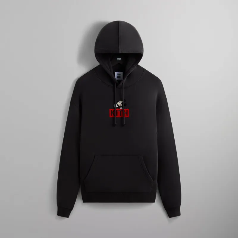 Disney | Kith for Mickey & Friends Cyber Monday Mickey Classic Logo Hoodie - Black sold by Kith