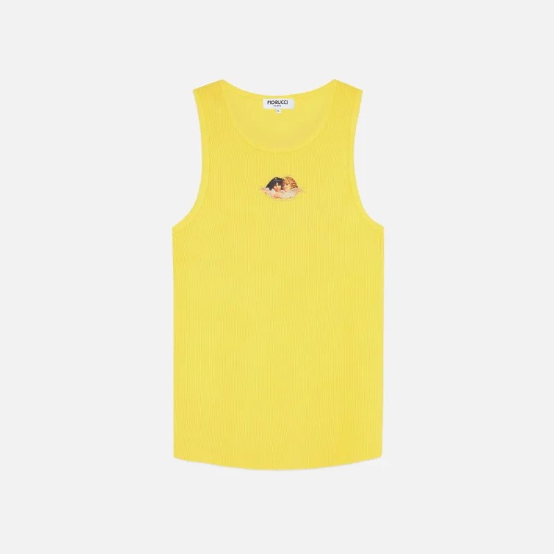 Fiorucci Angel Tank Tee - Yellow sold by Kith