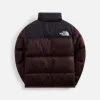 The North Face Mens 1996 Retro Nuptse Jacket - Coal Brown / TNF Black sold by Kith