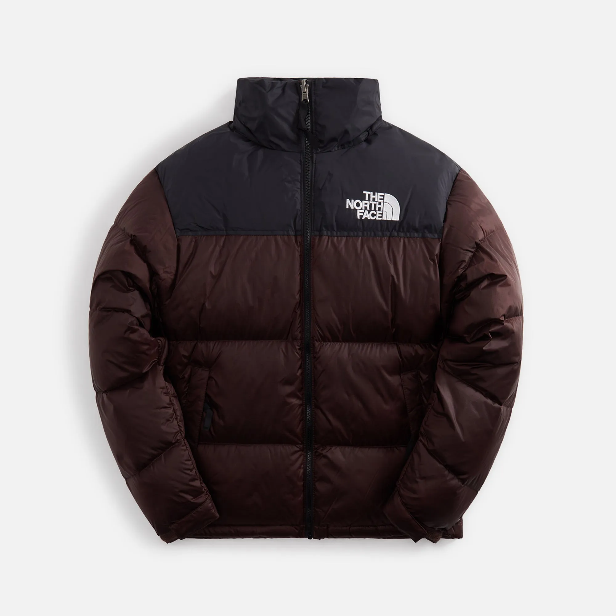 The North Face Mens 1996 Retro Nuptse Jacket - Coal Brown / TNF Black sold by Kith