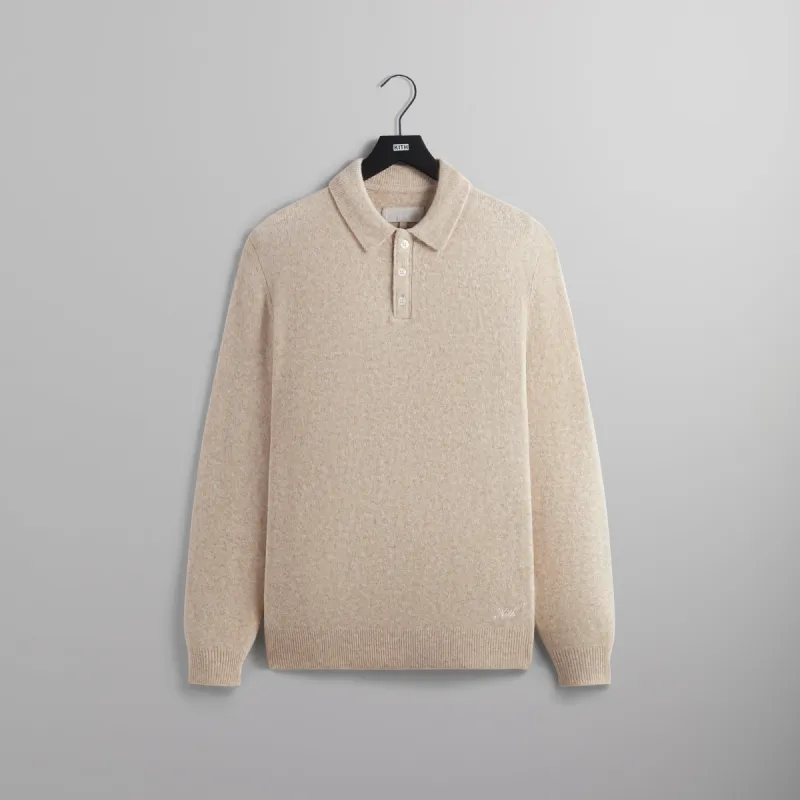 Kith Boucle Harmon Rugby Pullover Sweater - Carabiner Heather sold by Kith