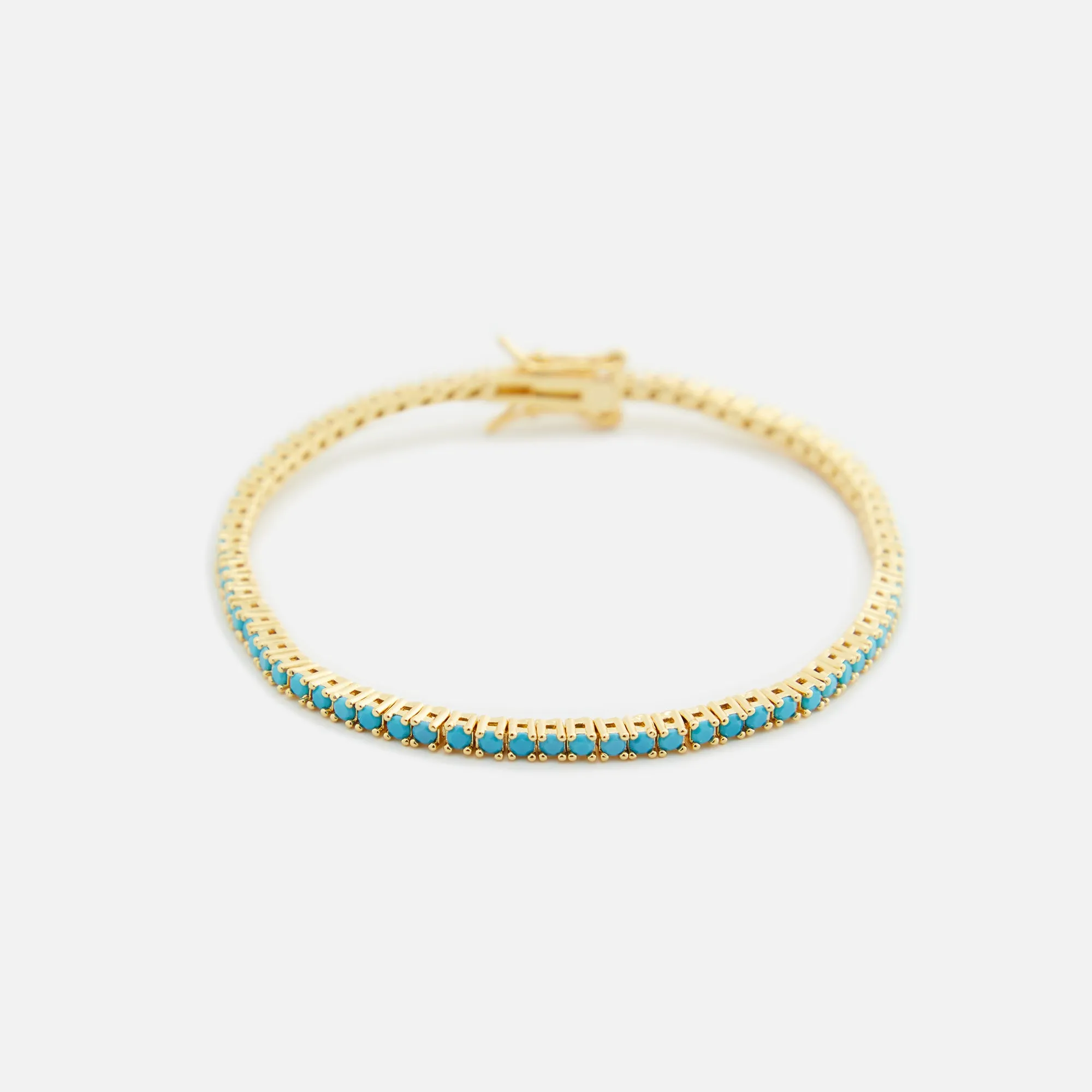 Crystal Haze Mini Serena Bracelet - Blue sold by Kith