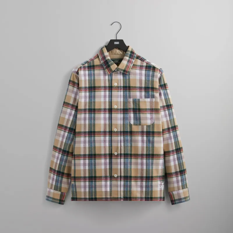 Kith Brushed Flannel Ginza Shirt - Canvas made by Kith