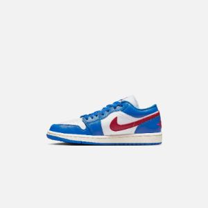Nike WMNS Air Jordan 1 Low - Sport Blue / Gym Red / White / Sail sold by Kith