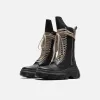 Dr. Martens x Rick Owens 1918 Calf Length DMXL Boot - Black sold by Kith