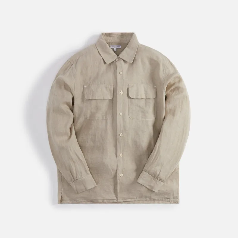 Engineered Garments Classic Shirt - Natural Handkerchief Linen sold by Kith