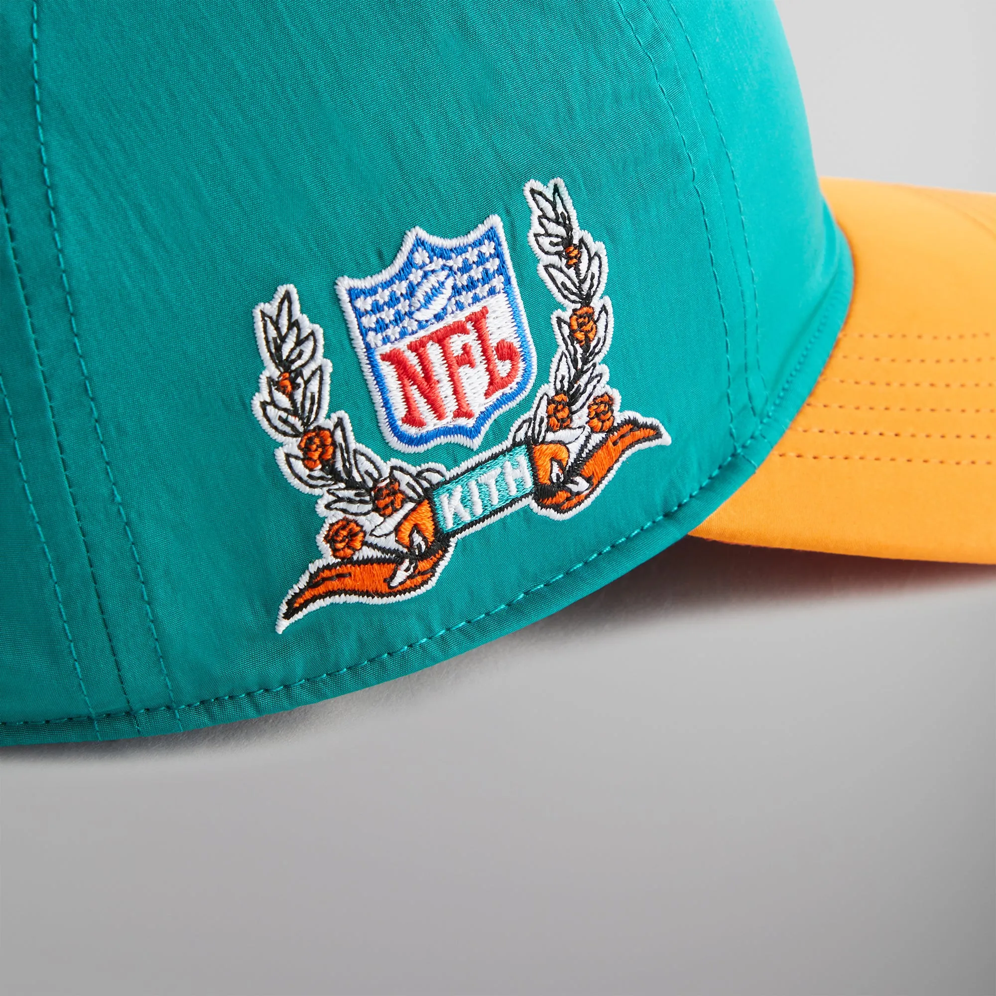 Kith for the NFL: Dolphins '47 Hitch Snapback - Center sold by Kith product image thumbnail 5