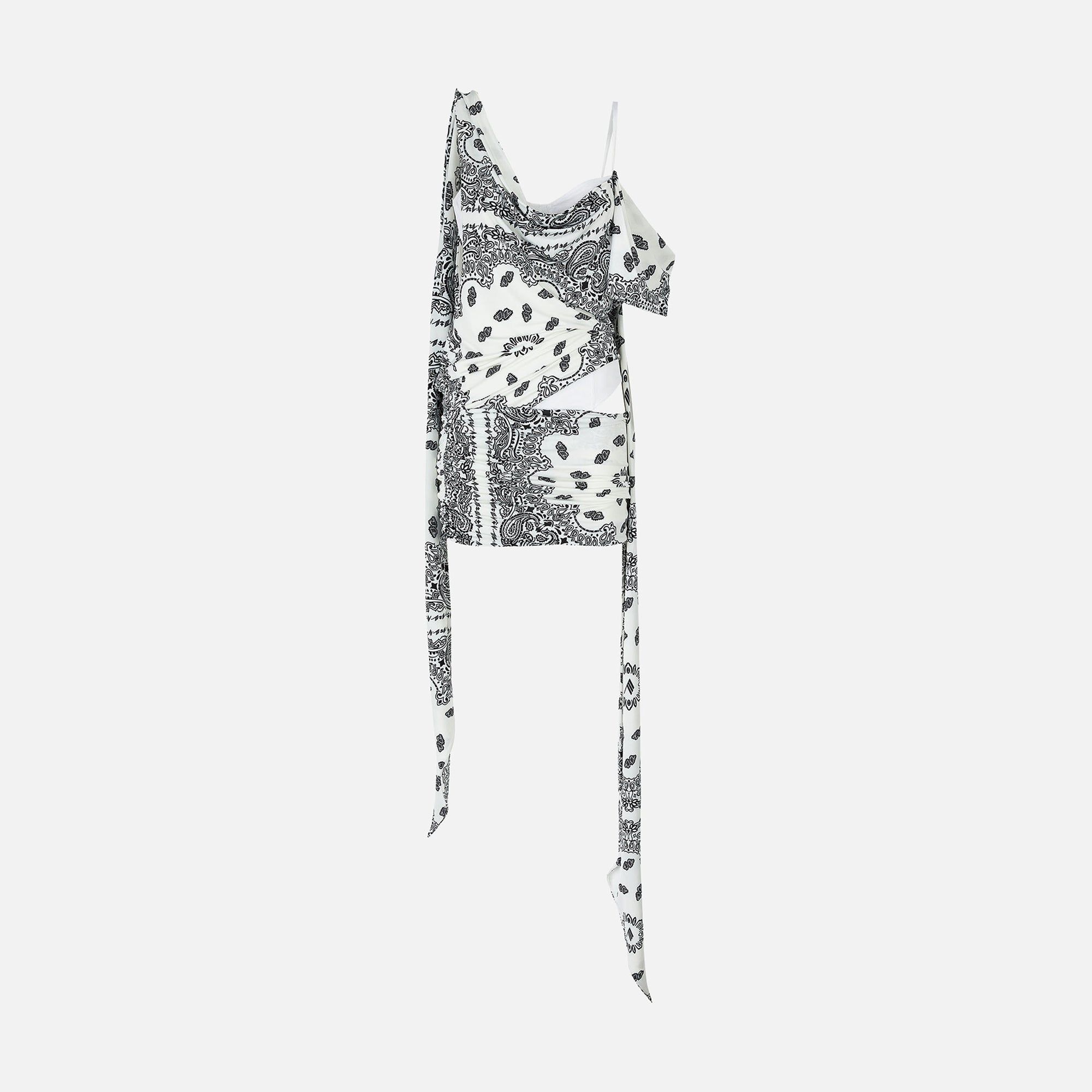 The Attico Ranya Mini Dress - White sold by Kith