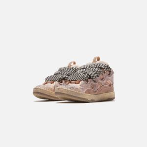 Lanvin Curb Sneakers - Distress Pink sold by Kith